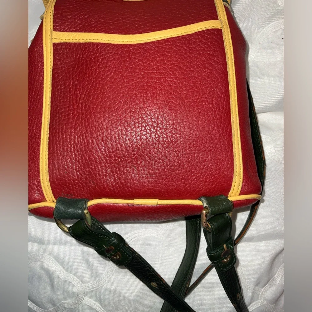 Dooney & Bourke vintage teton backpack all leather. From 1990